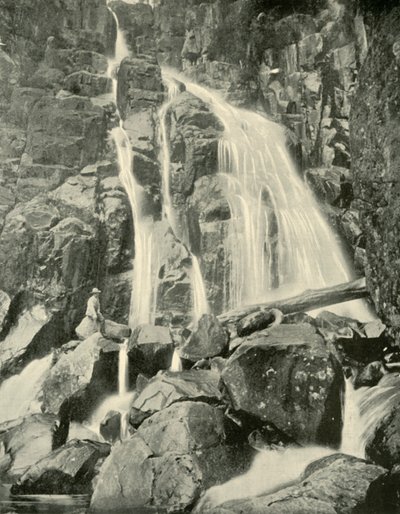 Le cascate di Wellington, Monte Wellington, 1901 da Unbekannt