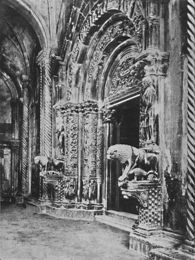 Traù - Vestibolo della cattedrale, 1913 da Unbekannt