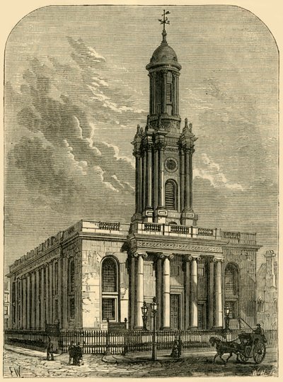 Chiesa della Trinità, Albany Street, c1876 da Unbekannt