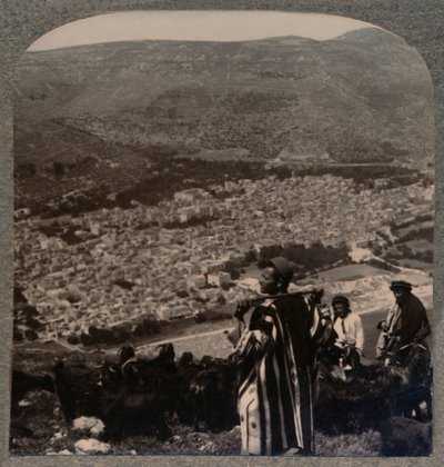 Veduta di Nablus, c. 1900 da Unbekannt