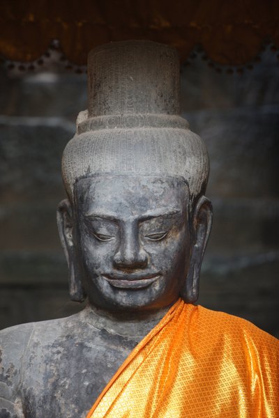 Statua di Vishnu, Angkor Wat, Siem Reap, Cambogia da Unbekannt