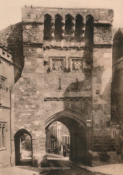 Porta Ovest, Winchester, Hampshire, inizio XX secolo da Unbekannt