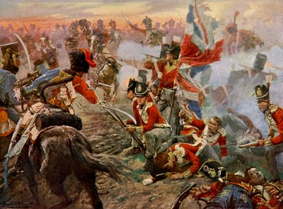 Battaglia di Quatre Bras nel 1815 da Unbekannter Künstler