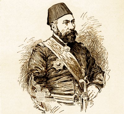 Osman Pasha (Il Difensore di Plevna) da Unbekannter Künstler