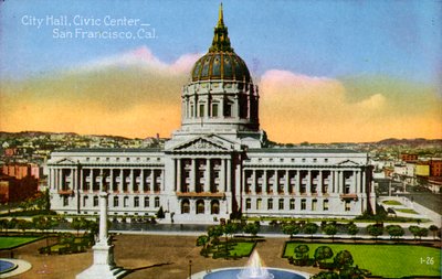 San Francisco: Municipio, Civic Center da Unbekannter Künstler