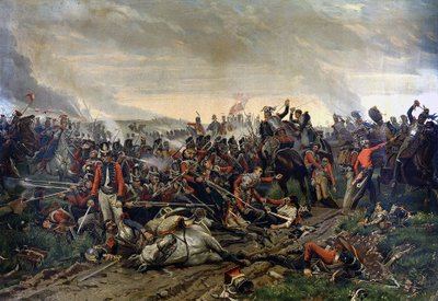 Battaglia di Waterloo del 18 giugno da Unknown artist