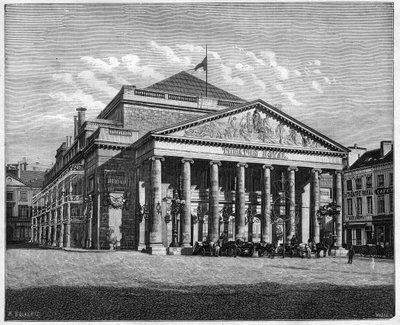 Teatro Reale de la Monnaie, Bruxelles, Belgio da Unknown artist