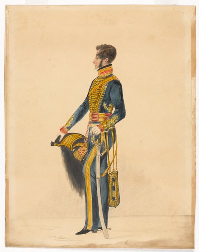 Capitano William Brett, Artiglieria a Cavallo di Bombay da Unknown artist