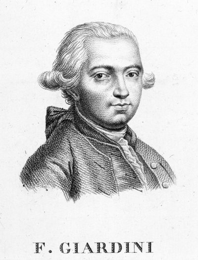 Felice Giardini (1716-1796), violinista e compositore italiano da Unknown artist