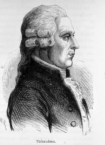 Ritratto di Thibaudeau, politico francese (1765-1854). da Unknown artist