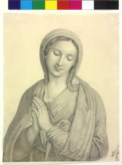 Madonna in preghiera da Unknown artist