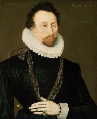 Sir John Hawkins (1532-1595) da Unknown artist