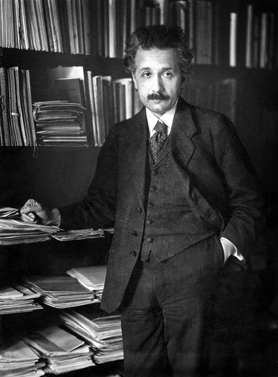 Albert Einstein da Unknown photographer