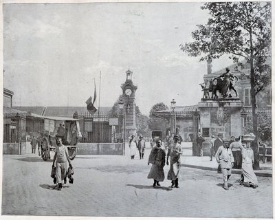 Ingresso agli abattoirs de la Villette da Unknown photographer