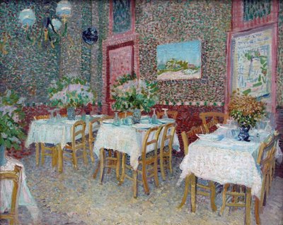 Interno di un ristorante da Vincent van Gogh