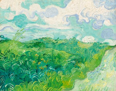 Campi di grano verde, Auvers da Vincent van Gogh