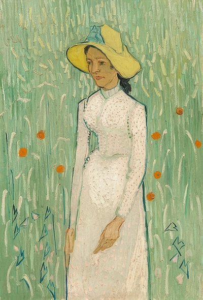 Ragazza in bianco da Vincent van Gogh