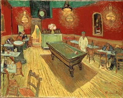 Il caffè di notte da Vincent van Gogh