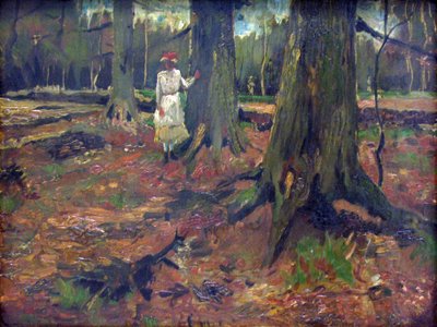 Ragazza nel bosco da Vincent van Gogh