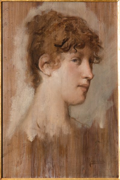 Volto di ragazza da Vittorio Reggianini