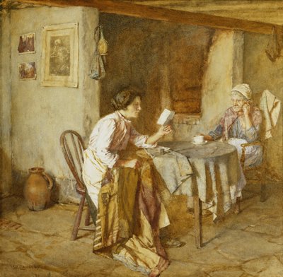 La lettera da Walter Langley