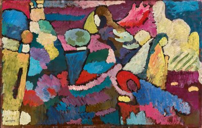 Improvvisazione su mogano, 1910 da Wassily Kandinsky