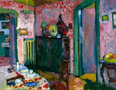 Interno (La mia sala da pranzo) da Wassily Kandinsky