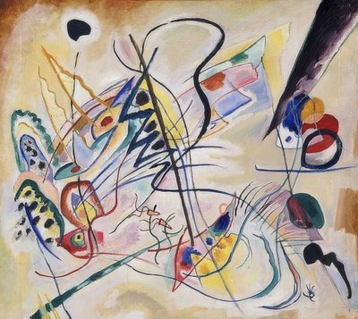 Ouverture musicale, cuneo viola da Wassily Kandinsky