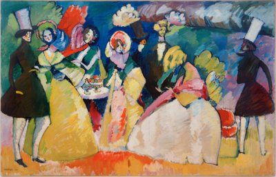 Società del crinolina da Wassily Kandinsky