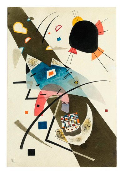 Due Macchie Nere da Wassily Kandinsky