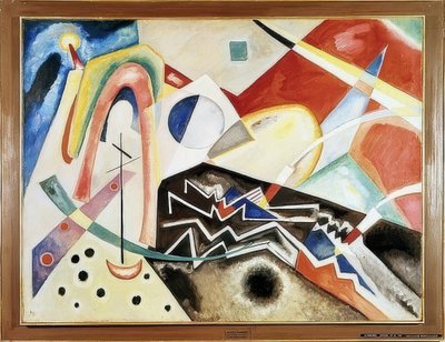 Zig-Zag bianco. 1922 da Wassily Kandinsky