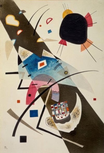 Due macchie nere da Wassily Kandinsky