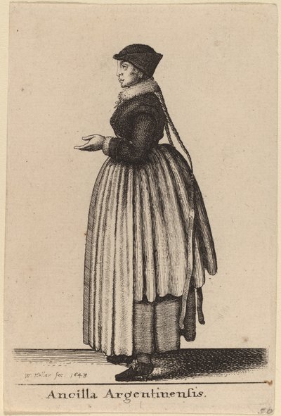 Ancilla Argentinensis da Wenceslaus Hollar