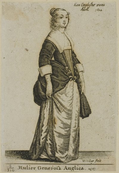 Gentildonna Inglese da Wenceslaus Hollar