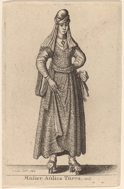 Mulier Aulica Turca da Wenceslaus Hollar