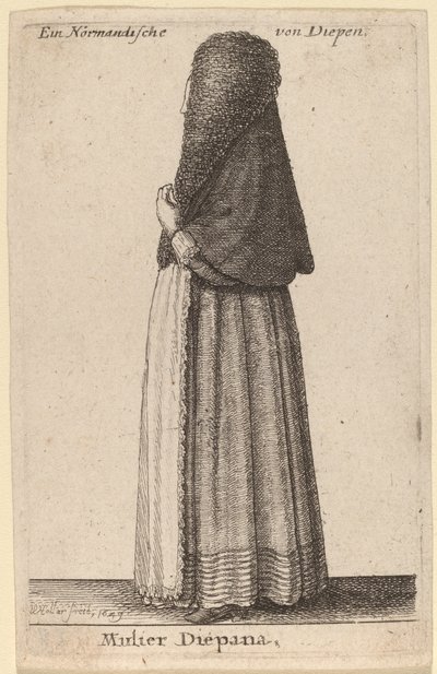 Mulier Diepana da Wenceslaus Hollar