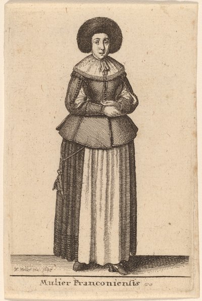 Donna Franconiana da Wenceslaus Hollar