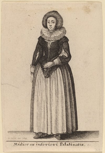 Donna del basso Palatinato da Wenceslaus Hollar