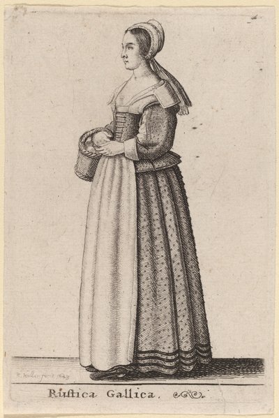 Rustica Gallica da Wenceslaus Hollar