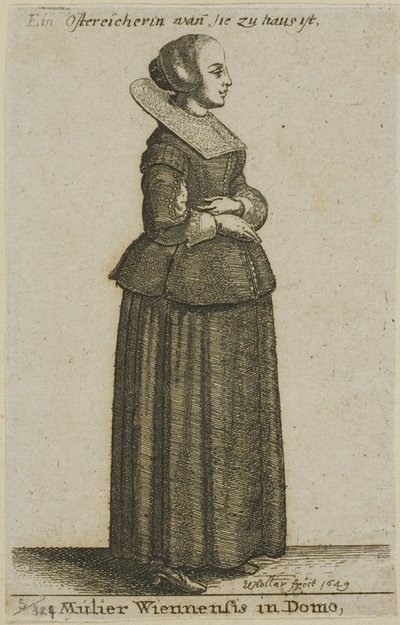 Donna Viennese da Wenceslaus Hollar