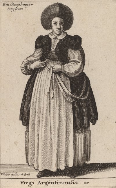 Virgo Argentinensis da Wenceslaus Hollar