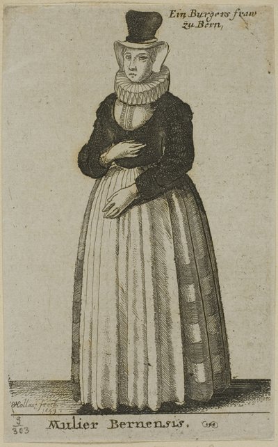 Donna di Berna da Wenceslaus Hollar