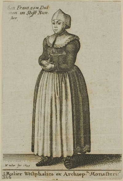 Donna della Vestfalia da Wenceslaus Hollar