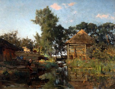 Una lavandaia, 1880-1885 da Willem Bastiaan Tholen