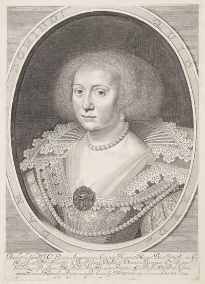 Ritratto di Amalia van Solms da Willem Jacobsz Delff