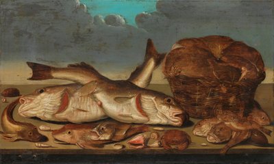 Natura morta con pesce da Willem Ormea