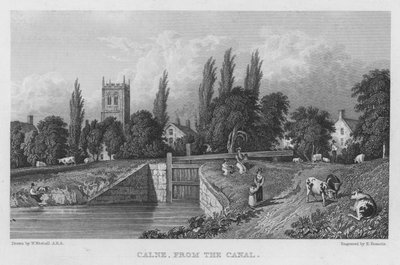 Calne, dal Canale da William (after) Westall