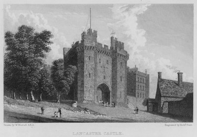 Castello di Lancaster (incisione) da William (after) Westall