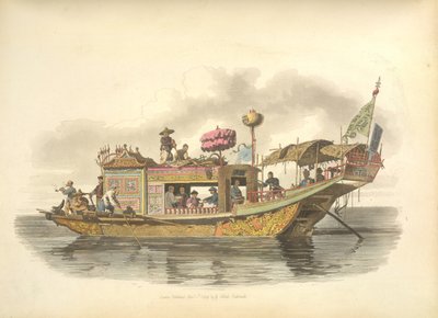 La barca da viaggio di un Mandarino da William Alexander