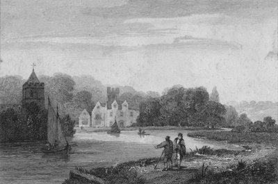 Abbazia di Bisham, 1810 da William Bernard Cooke